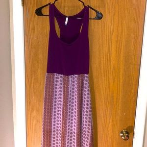 Wallflower size M purple maxi dress